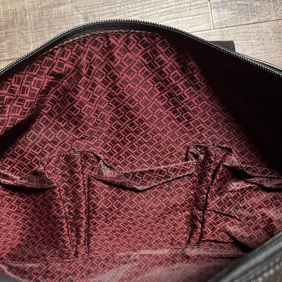 Dunhill pebbled Black Leather Men's Duffle Bag - Picture 9 of 16